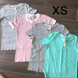 4 xs Victoria’s Secret pink T-shirts